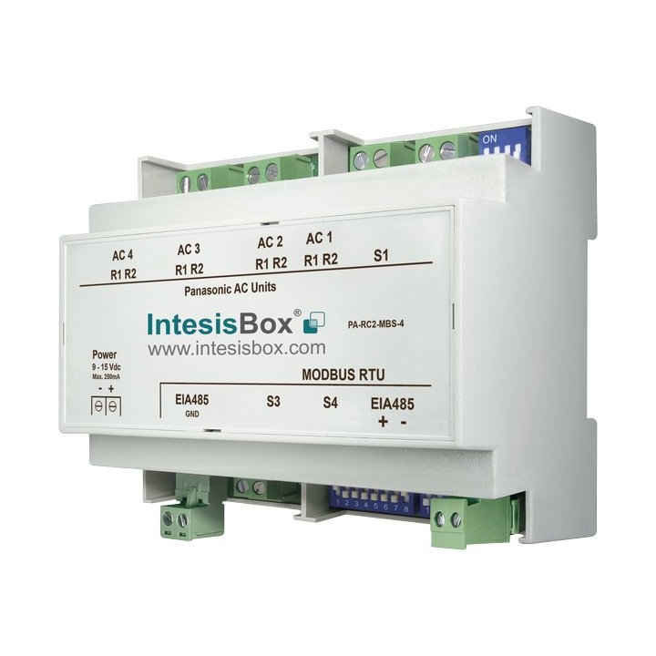 Panasonic Rozhraní Modbus RTU pro ovládání 4 vnitřních jednotek/skupin (PAW-RC2-MBS-4)