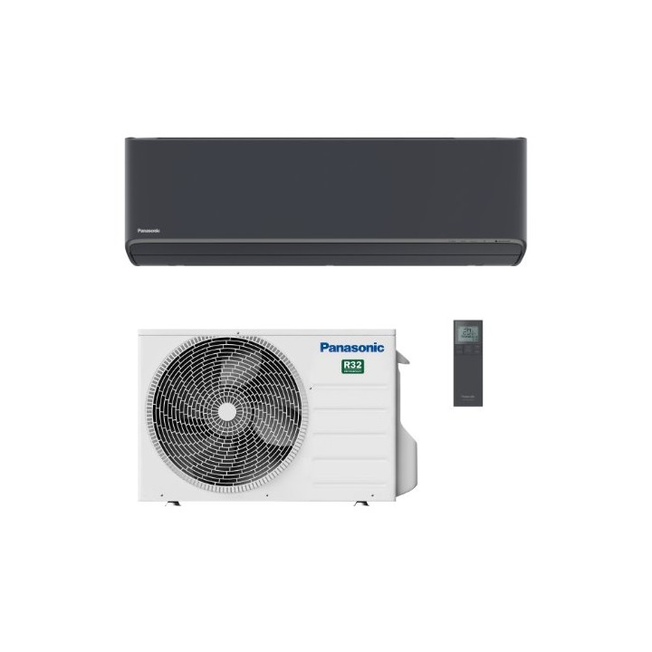 Panasonic KIT-XZ20-CKE-H – klimatizace Etherea XZ nástěnná (grafitově šedá) 2,05 kW (sada vnitřní + venkovní jednotka)