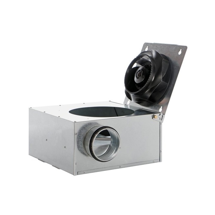 Vortice CA IL CA-IL 100 120/200/250 170/320/350 13,5/24,5/30,5 – radiální potrubní skříňové ventilátory s kovovým opláštěním,