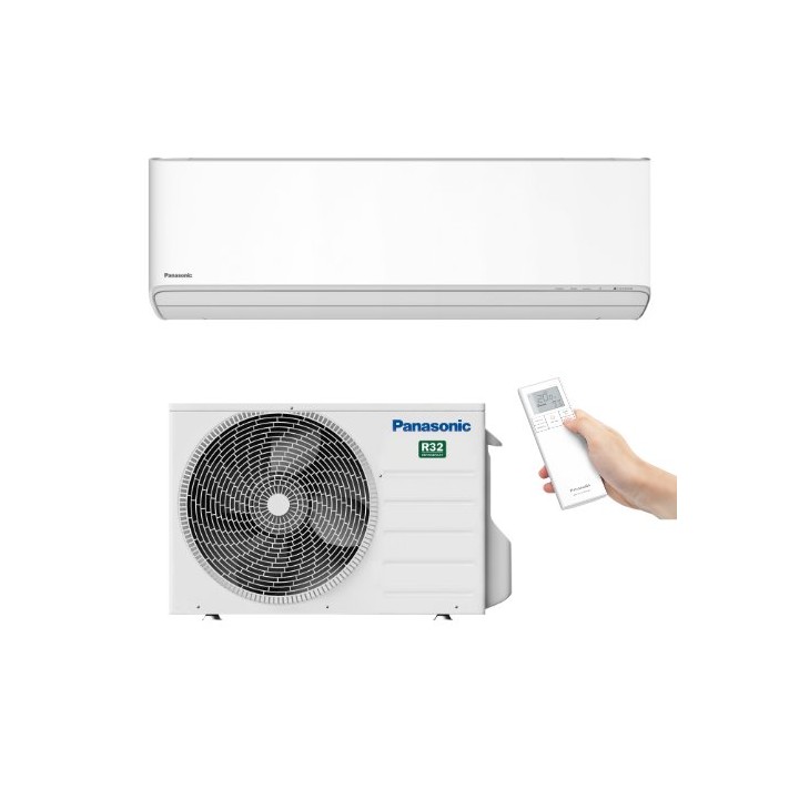 Panasonic KIT-Z25-CKE – klimatizace Etherea Z nástěnná (matně bílá) 2,50 kW (sada vnitřní + venkovní jednotka)