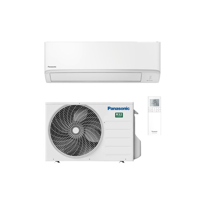 Panasonic KIT-TZ25-CKE – klimatizace TZ extra kompaktní nástěnná 2,50 kW (sada vnitřní + venkovní jednotka)