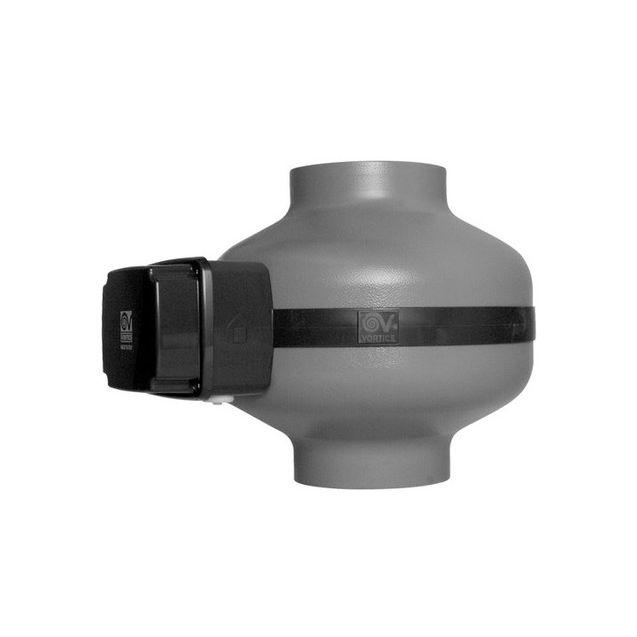 Vortice CA ES CA 125 ES – radiální potrubní ventilátory s kovovým opláštěním a EC motorem (2stupňová regulace nebo plynulá re