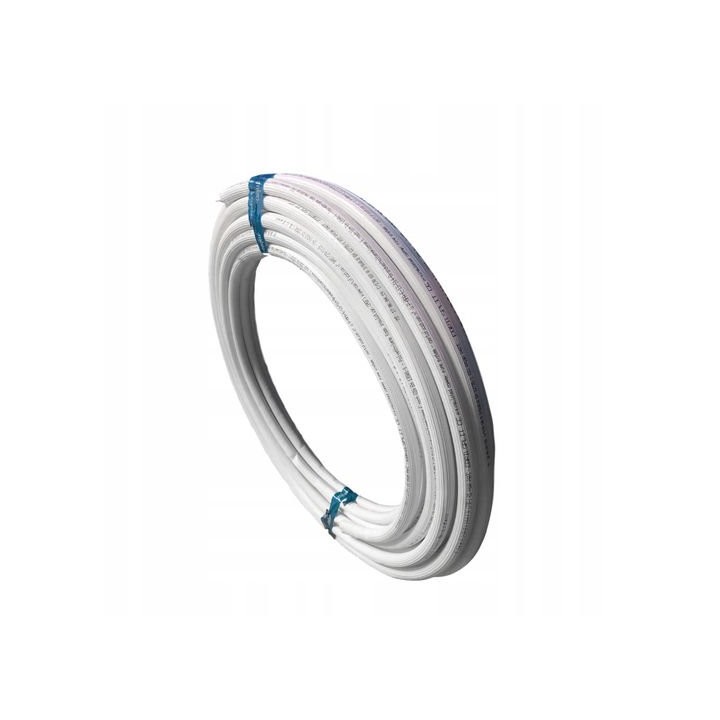 Montážní příslušenství – Izolované měděné potrubí F0762 – kotouč 25m, bílá izolace 19 x 1 mm (3/4")