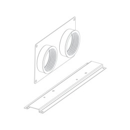Vortice příslušenství Lineo-PF 160 (sada pro montáž dvou ventilátorů vedle sebe) – LINEO QUIET ES