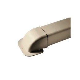 Montážní příslušenství – Průchodka rohová 0709CM – bílá RAL 9001 0712 9ks