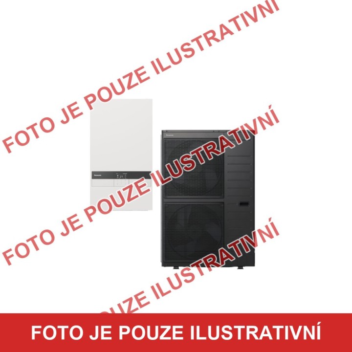 Panasonic KIT-WQC12K9E8 – Aquarea T-CAP split řady K, mimořádně tichá venkovní jednotka 12 kW (souprava)