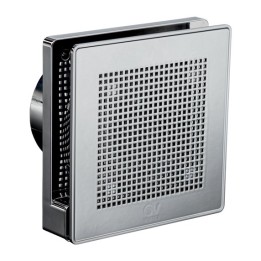 Vortice PUNTO EVO GOLD ME 100/4" LL - světle chromová barva – axiální nástěnné ventilátory se speciálním nátěrem pomocí nanot