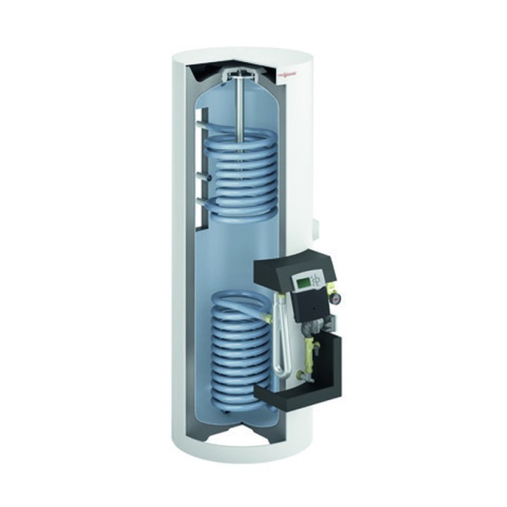 Viessmann Vitocell 100-W typ CVBA, se solárním regulačním modulem SDIO/SM1A, objem 300 l