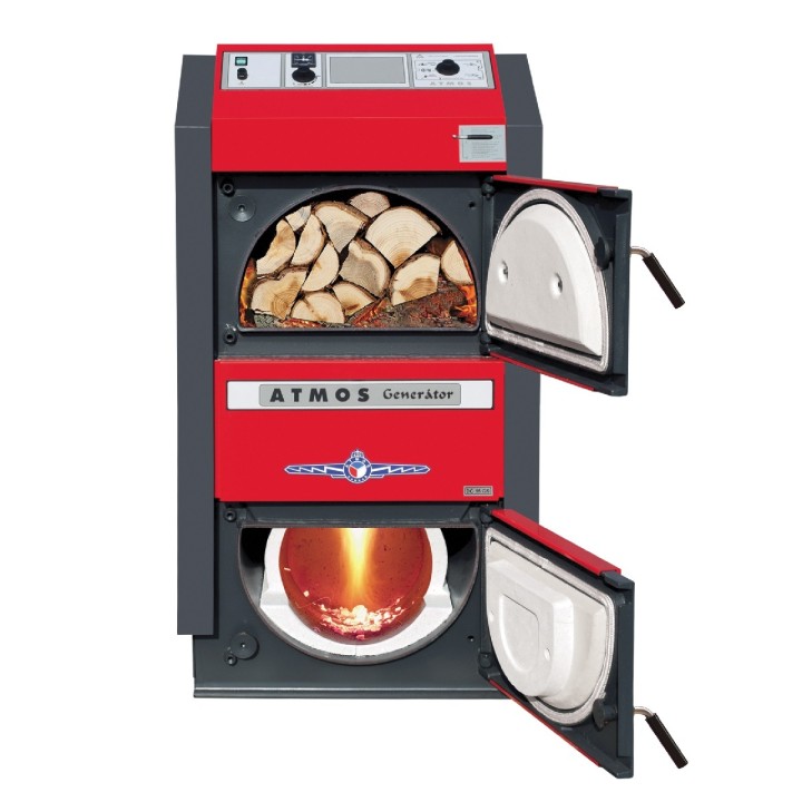 ATMOS DC40GS – zplynovací kotel na dřevo 40 kW