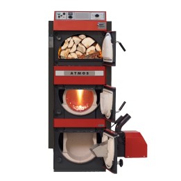 ATMOS DC32SP – kombinovaný kotel na dřevo a pelety 35 (dřevo) / 6 - 20 kW (pelety)