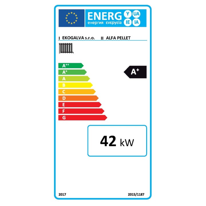 EKOSCROLL ALFA PELLET 42 – automatický kotel na pelety 42 kW