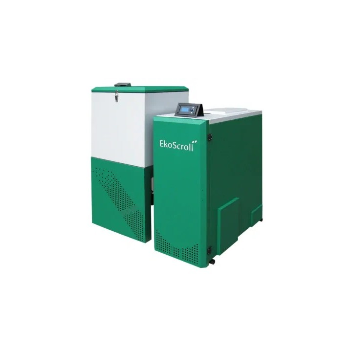 EKOSCROLL ALFA 25 – automatický kotel na uhlí a pelety 25 kW