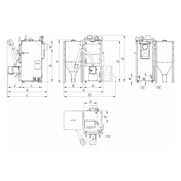 DEFRO Firewood Duo Plus NZ 19 kW – kombinovaný kotel na dřevo a pelety