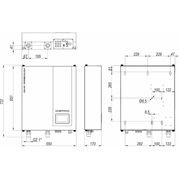 DEFRO DHP Premium HM 16 kW – tepelné čerpadlo vzduch–voda
