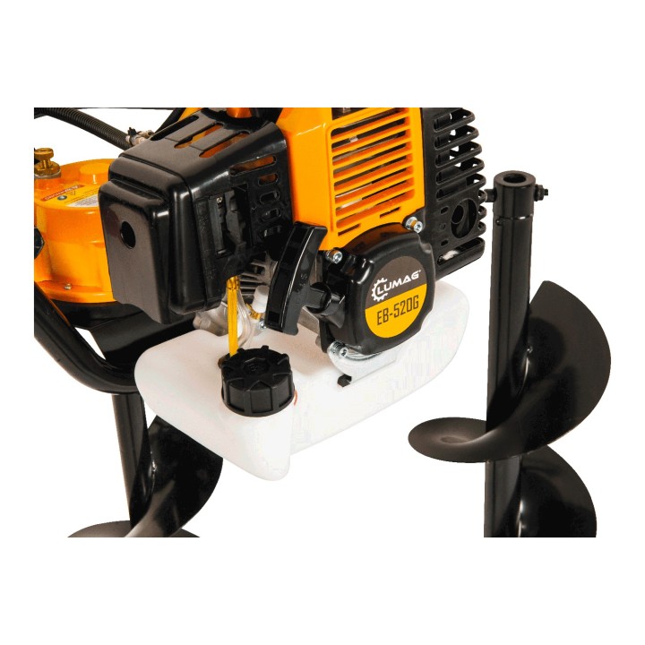 Benzínový zemní vrták LUMAG EB520G – 52 cm³, 3 vrtáky v ceně