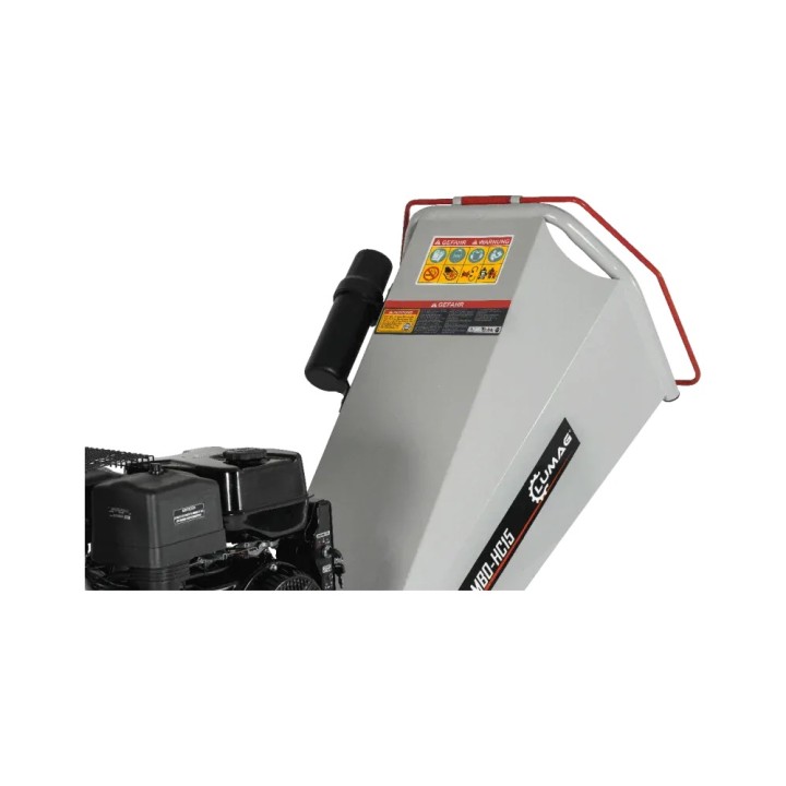 Benzínový štěpkovač LUMAG RAMBO HC15 – elektrostart, větve do 150 mm