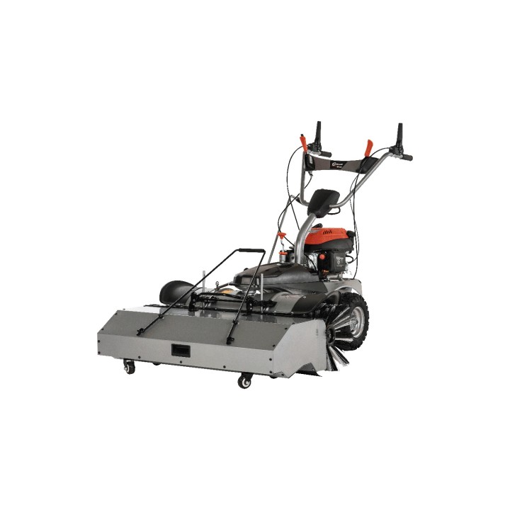 Motorový zametací stroj LUMAG KM1000E – elektrický startér, záběr 100 cm