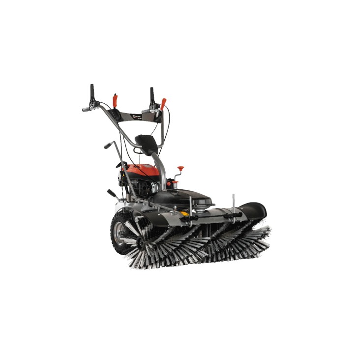 Motorový zametací stroj LUMAG KM1000E – elektrický startér, záběr 100 cm