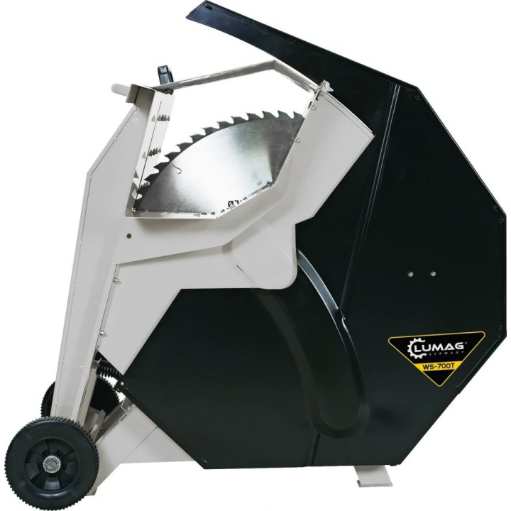 Kolébková pila na dřevo LUMAG WS-700T 230 V – 3,2 kW, kotouč 700 mm
