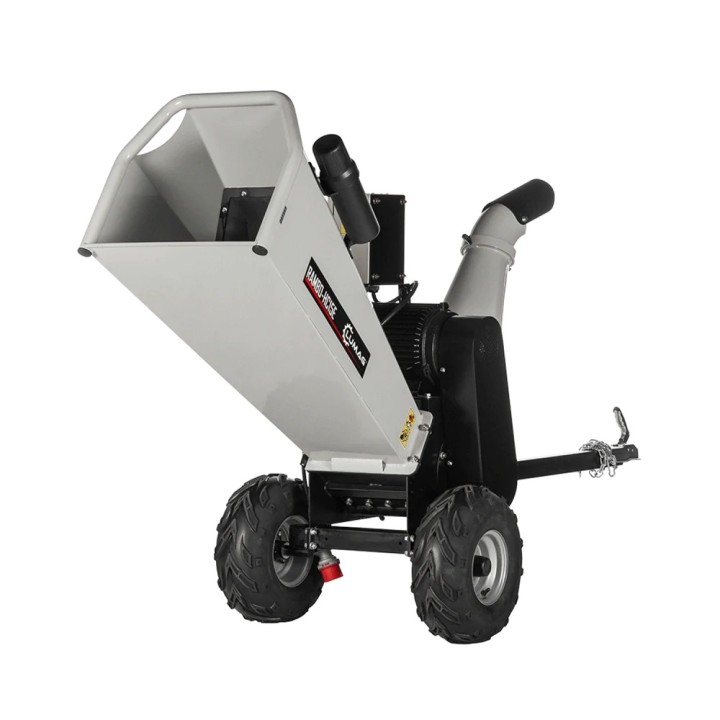 Elektrický štěpkovač LUMAG RAMBO HC15E – 400 V, 5,5 kW, větve do 100 mm